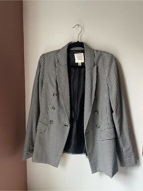Autres Filles Black & White Houndstooth Blazer